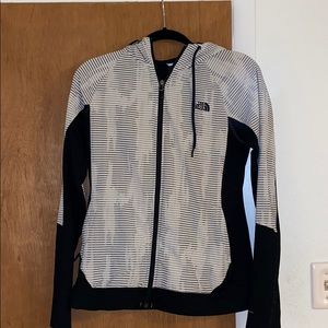 North face running zip up